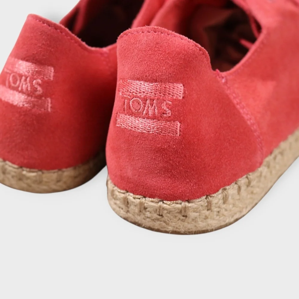 Women's Red Suede Sneakers